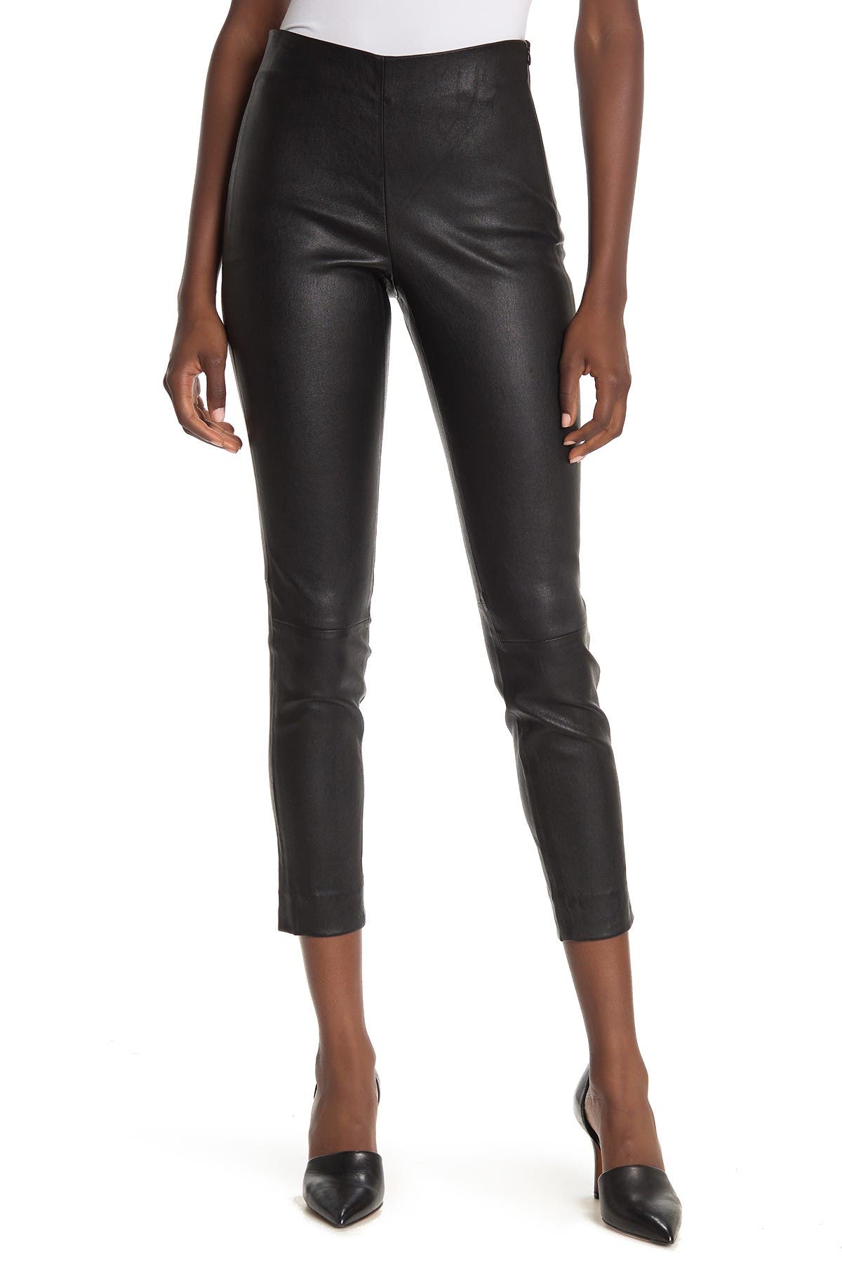 lambskin leggings