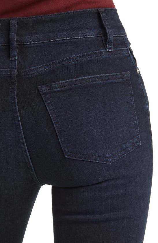 FRAME FRAME LE HIGH RIPPED STRAIGHT LEG JEANS