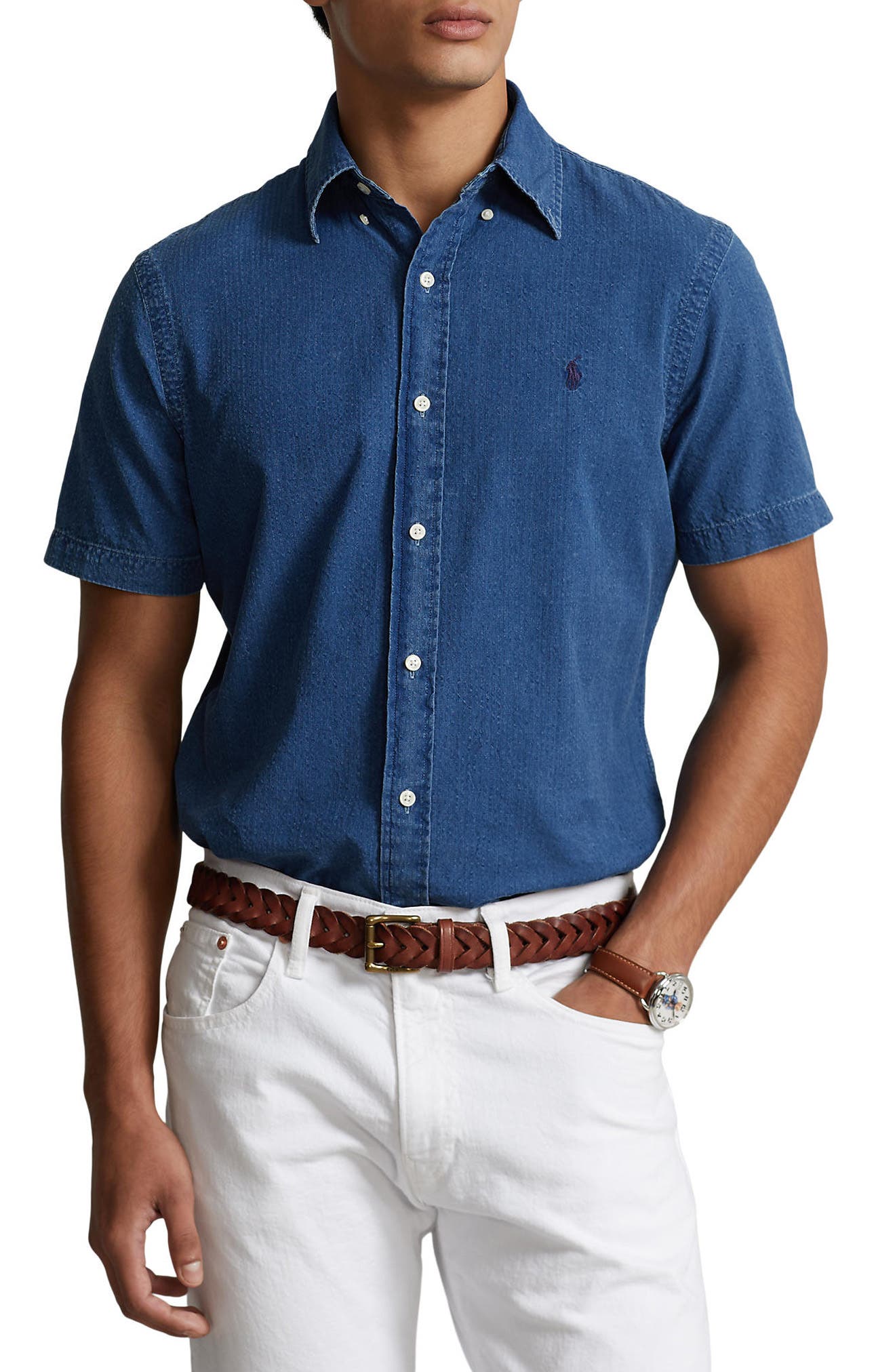 Short Sleeve Denim Shirts for Men | Nordstrom