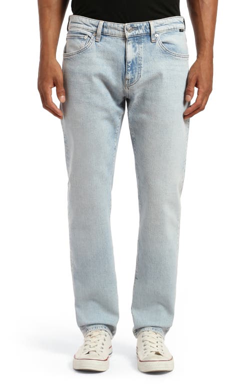 Marcus Slim Straight Leg Jeans in Bleached Recycled Blue