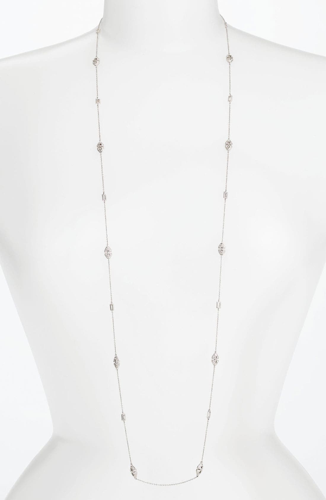 Nadri 'Art Deco' Long Station Necklace Nordstrom