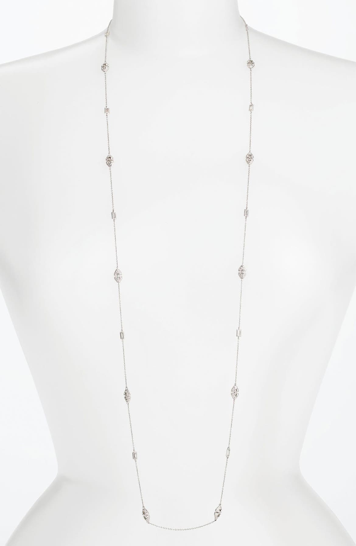 Nadri 'Art Deco' Long Station Necklace | Nordstrom