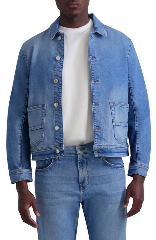 Karl Lagerfeld Paris Workwear Denim Jacket Indigo at Nordstrom,