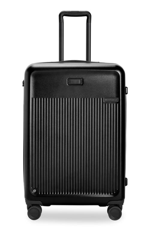 Briggs & Riley Sympatico Medium Expandable Spinner Suitcase 64cm In Black