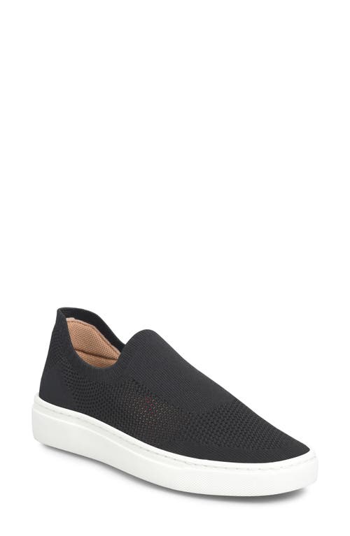 Comfortiva Tai Knit Slip-On Sneaker in Black