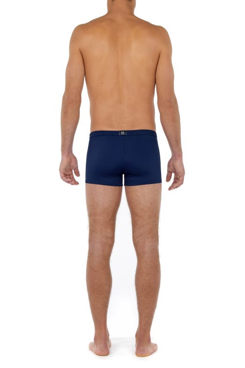 Hom Sea Life Swim Shorts In Navy