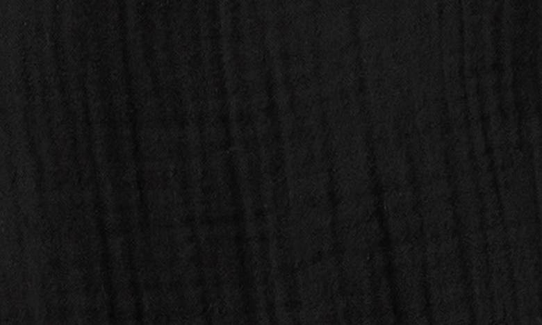 Shop Eileen Fisher Ballet Neck Organic Cotton Boxy Top In Black