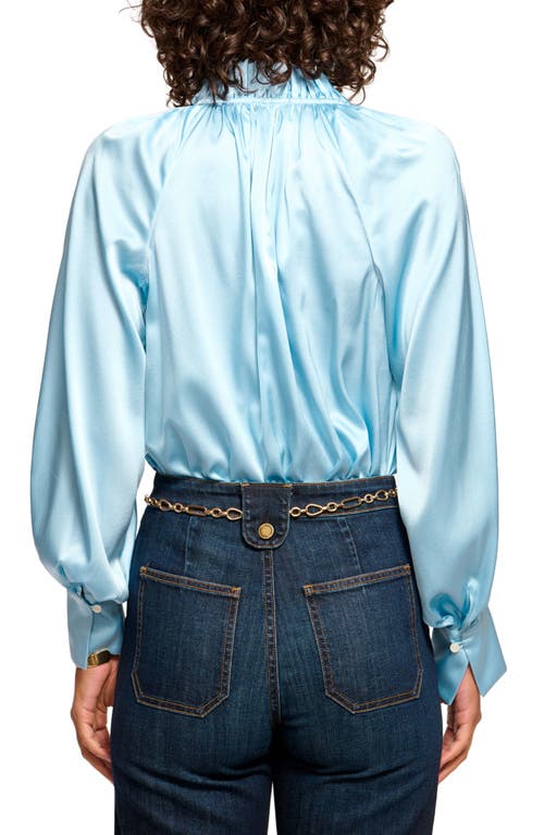 RAMY BROOK RAMY BROOK GAYLE STRETCH SILK SHIRT