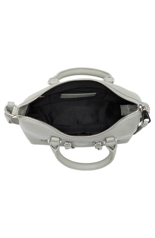 Rebecca Minkoff Micro Moto Leather Satchel In Dove