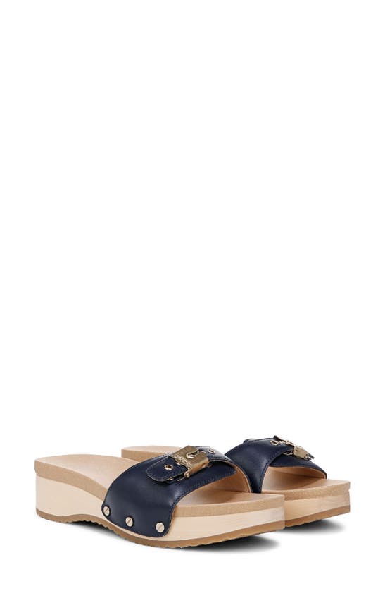 Shop Dr. Scholl's Original Too Platform Sandal In Navy
