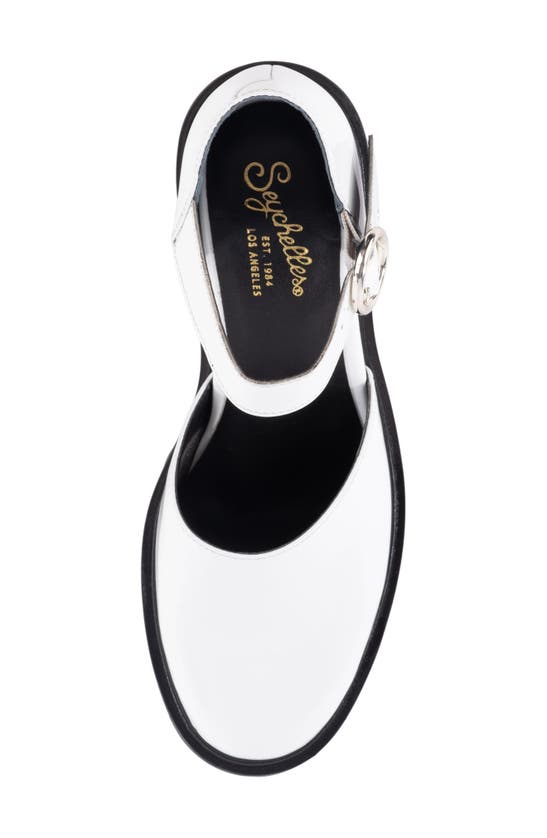 Seychelles Lock & Key Pump In White
