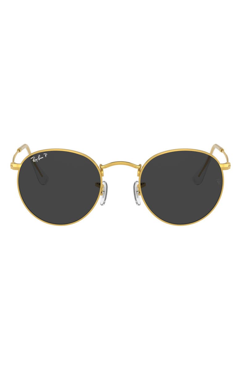 Ray-Ban 47mm Small Polarized Round Sunglasses | Nordstrom