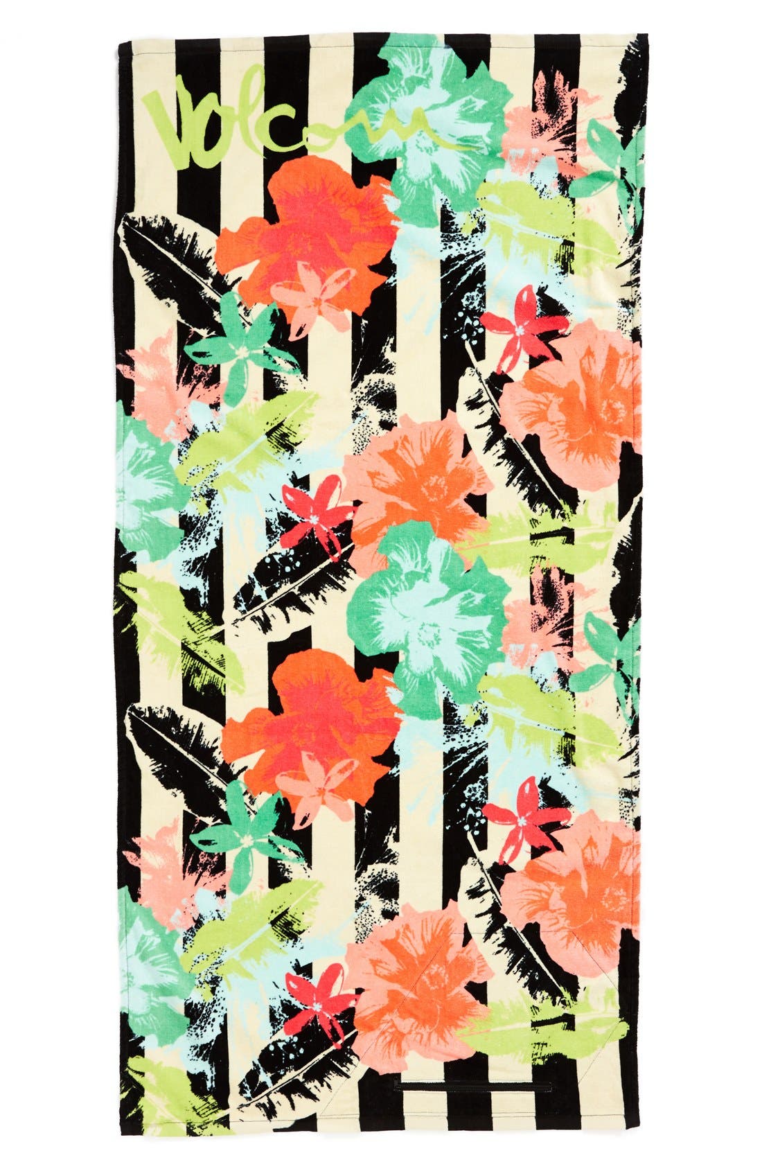 'Night Out' Floral Print Beach Towel (Juniors) Nordstrom