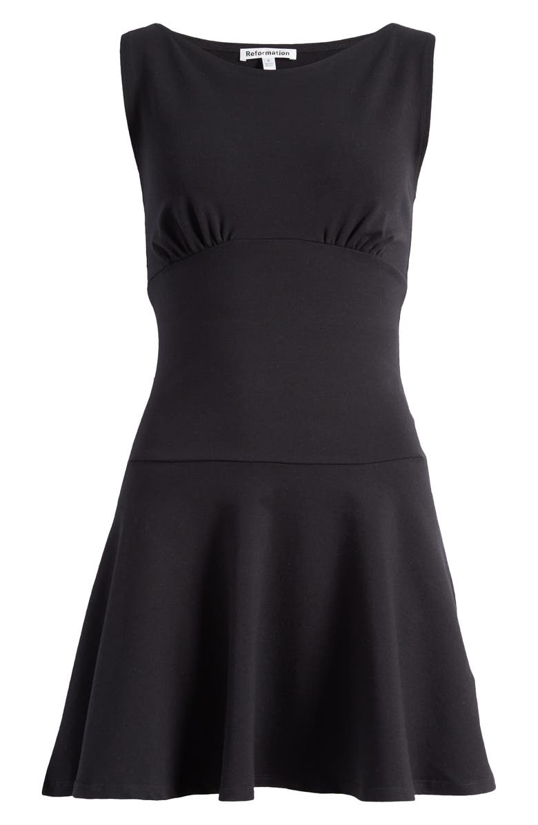 Reformation Mayve Sleeveless Knit Skater Minidress, Alternate, color, 