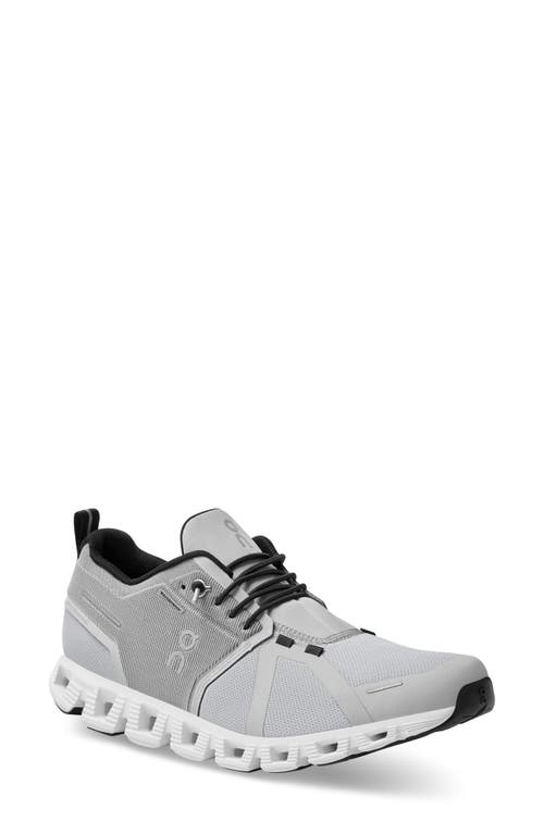 Shop On Cloud 5 Waterproof Running Shoe In Glacier/white