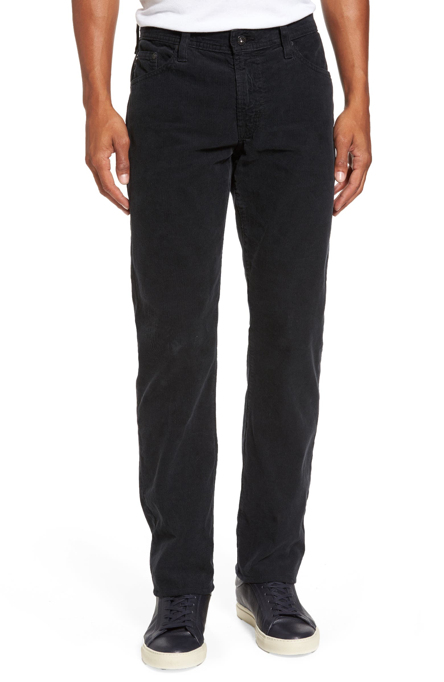 AG 'Graduate' Tailored Straight Leg Corduroy Pants | Nordstrom