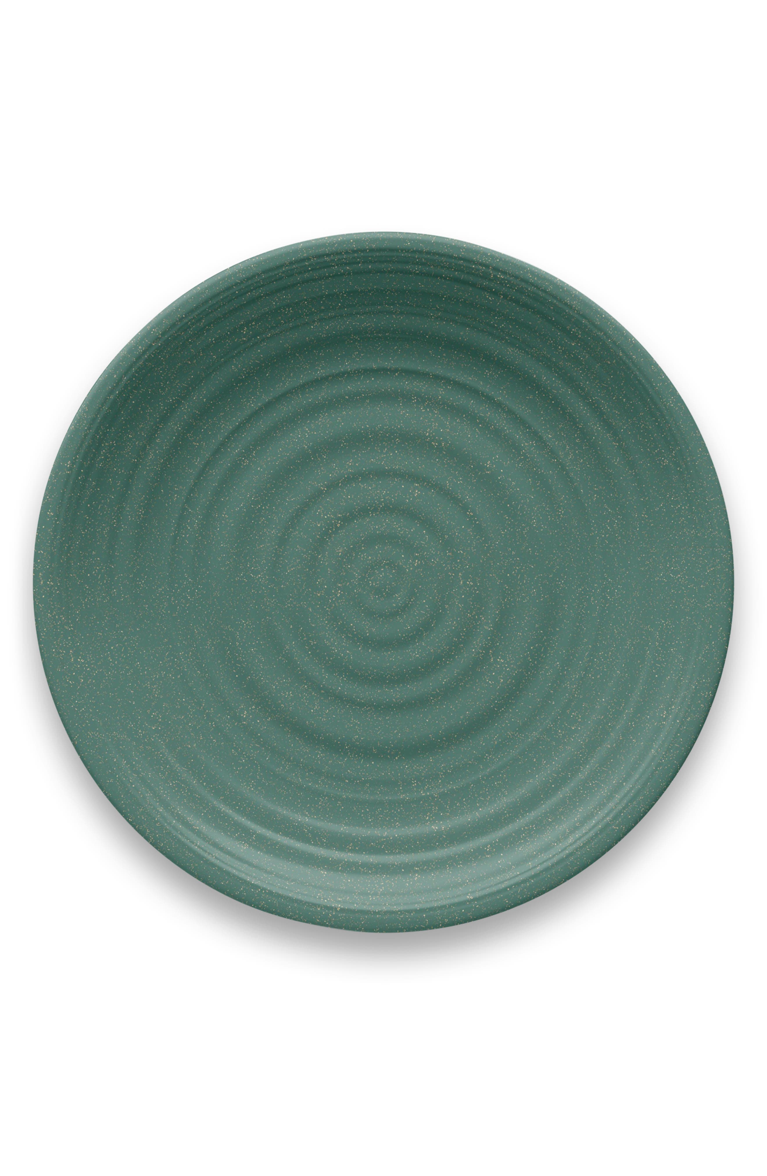 blue green dinner plates