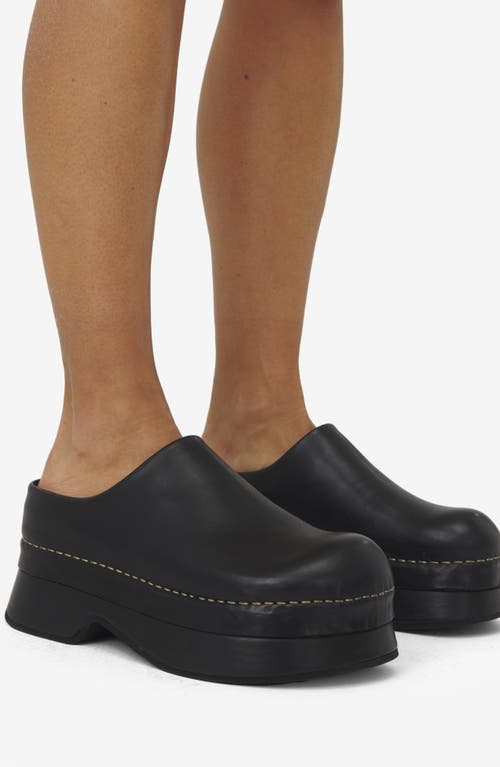 Shop Alexander Mcqueen Stone Clog In Black