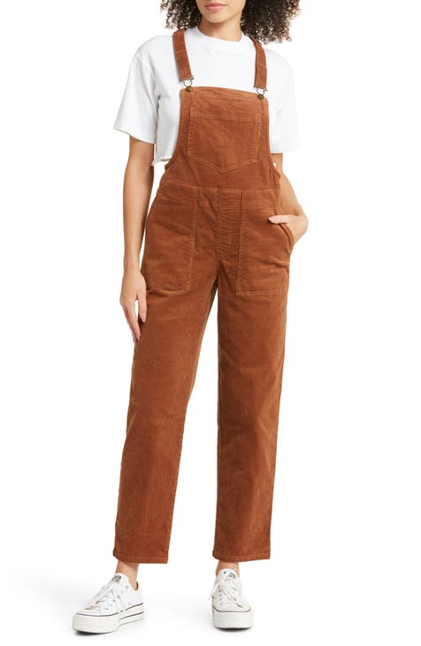 BP. Corduroy Overalls in Brown Kona at Nordstrom, Size X-Small