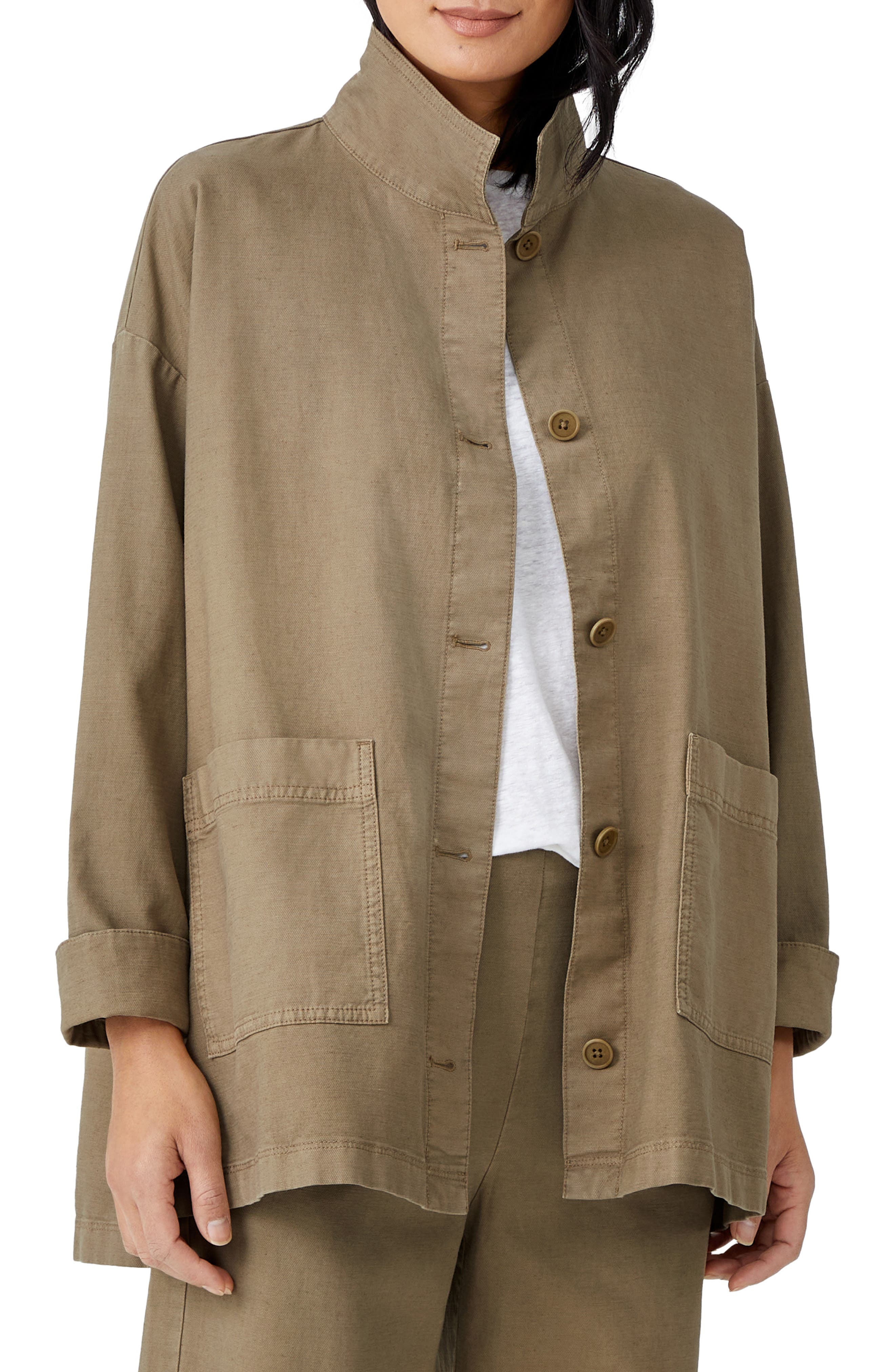 eileen fisher wool coats & jackets