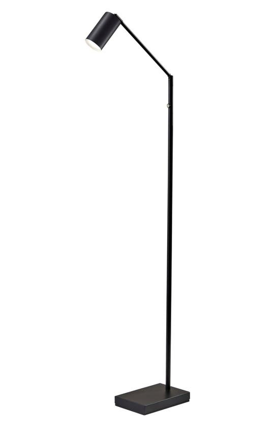 Adesso Lighting Colby Led Floor Lamp In Black Painted Metal