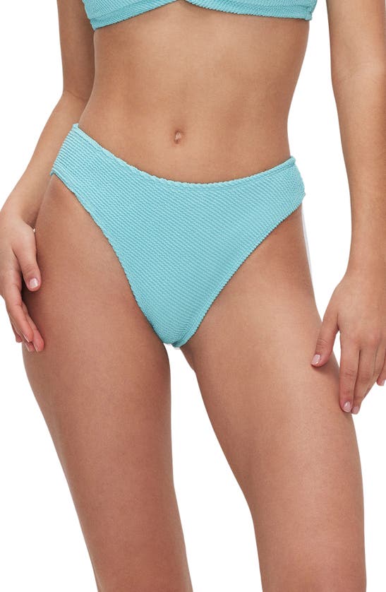 Shop Good American Always Fits Good Waist Bikini Bottoms In Pool 005