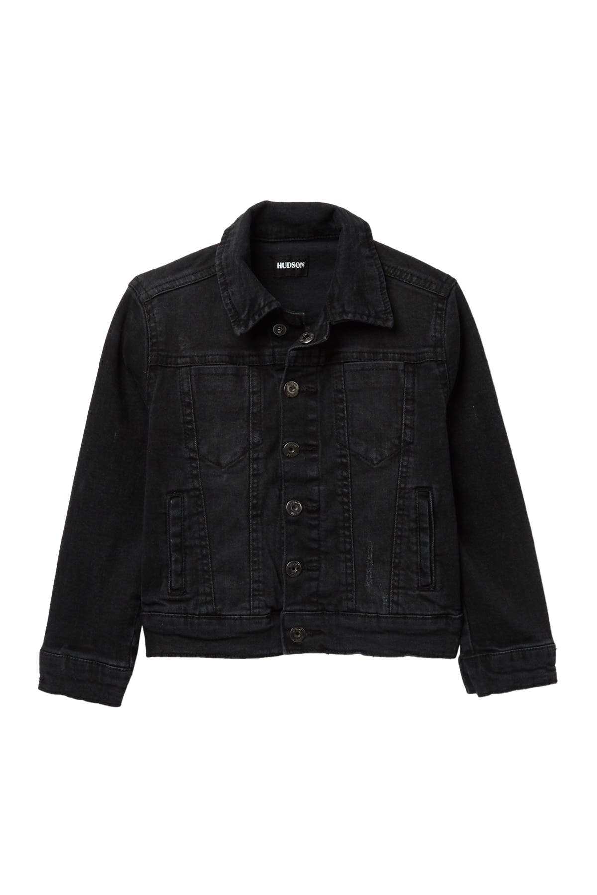 hudson white jean jacket