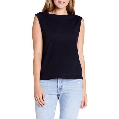 Michael Stars Vintage Jersey Iris Classic Fit Sleeveless Tee