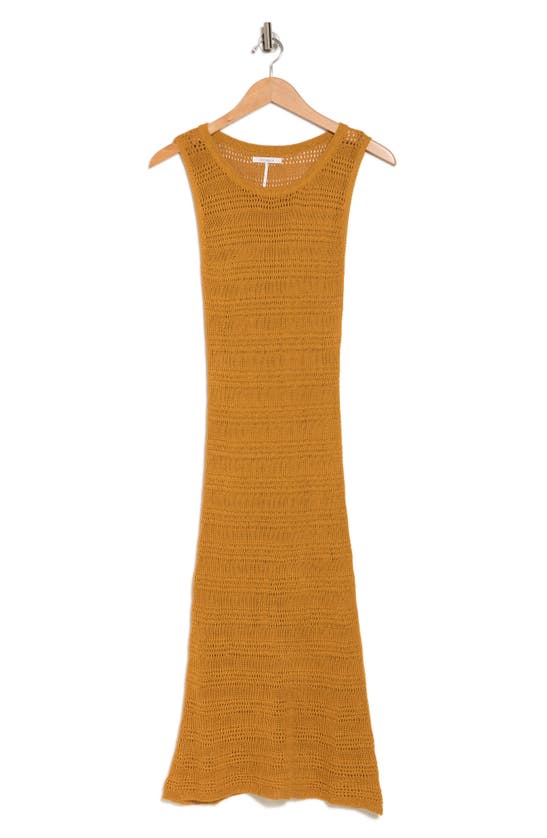 Stitchdrop Scottsdale Crochet Maxi Dress In Brown