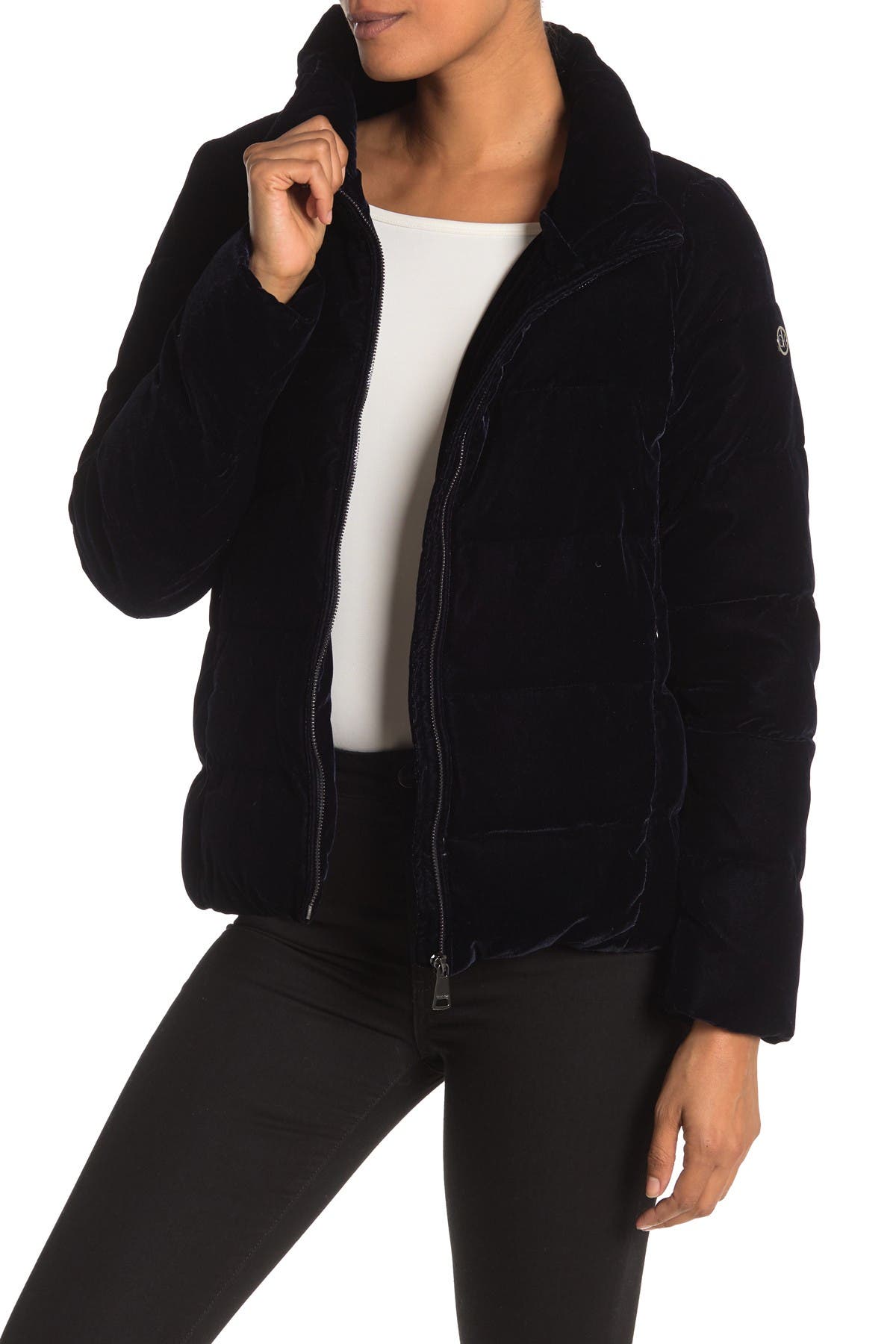 calvin klein black hooded jacket