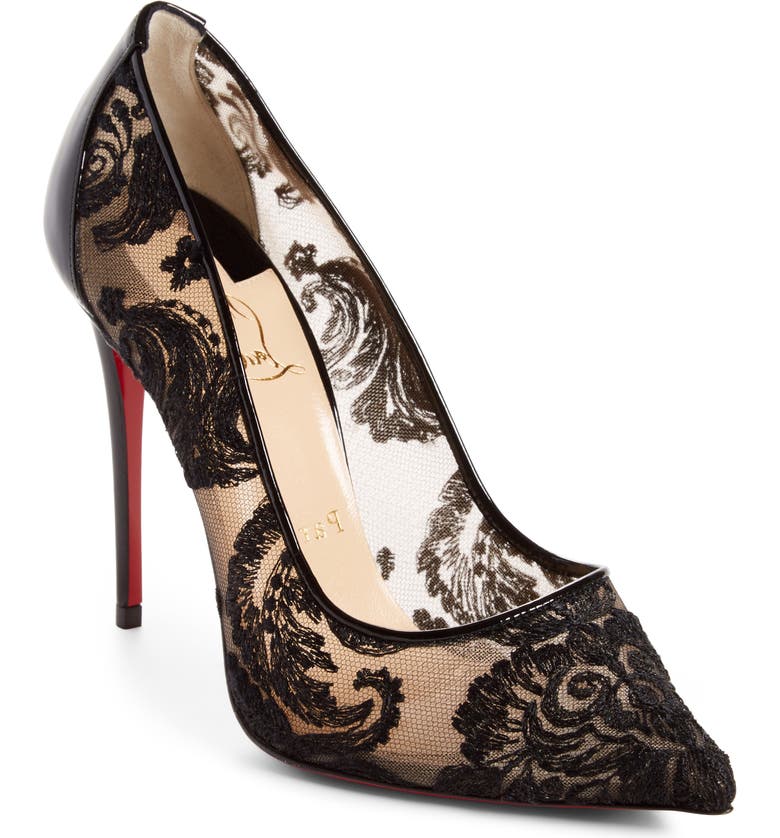Christian Louboutin Follies Embellished Pointy Toe Pump (Women) | Nordstrom