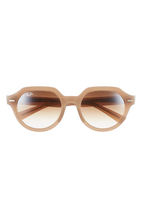 Gina 53mm Gradient Square Sunglasses