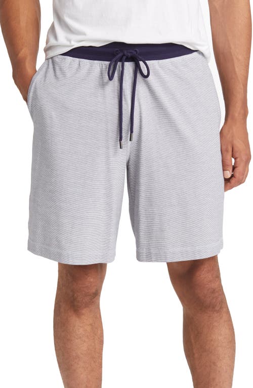 Daniel Buchler Knit Pajama Shorts in Blue