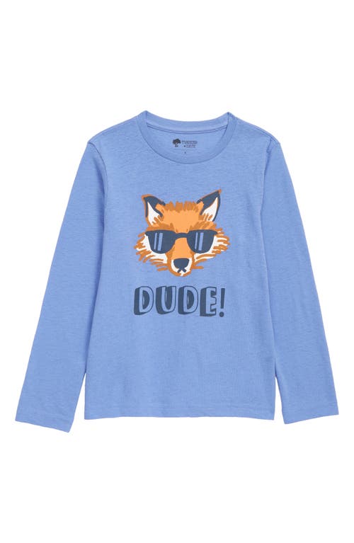 Tucker + Tate Kids' Allover Print Graphic Tee in Blue Persia Fox Dude