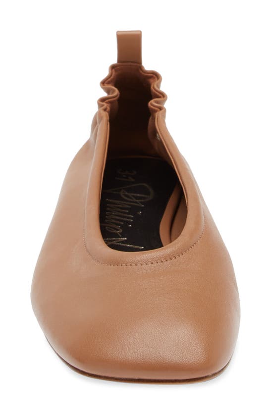 Shop 3.1 Phillip Lim Id Stretch Back Ballet Flat In Camel