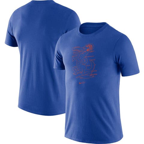 Youth St. Louis Cardinals Nike Light Blue Rewind Retro Tri-Blend T-Shirt