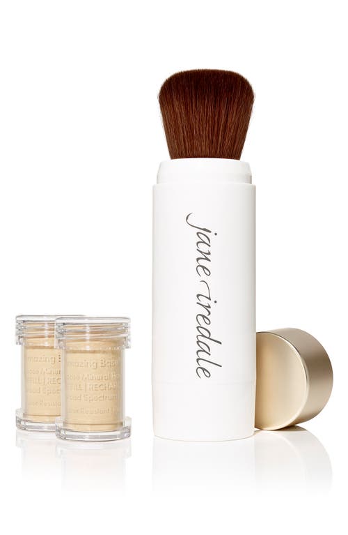 jane iredale Amazing Base Loose Mineral Powder SPF 20 Refillable Brush in Warm Silk at Nordstrom