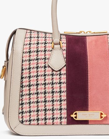 kate spade new york morgan racing stripe double up canvas & leather  crossbody bag, Nordstrom in 2023