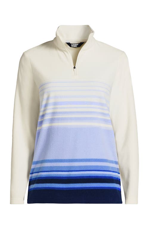 LANDS' END LANDS' END PLUS SIZE ANYWEATHER FLEECE QUARTER ZIP PULLOVER
