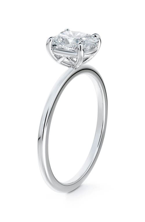 De Beers Forevermark Delicate Icon&trade; Setting Cushion Diamond Engagement Ring in Platinum-D0.70Ct