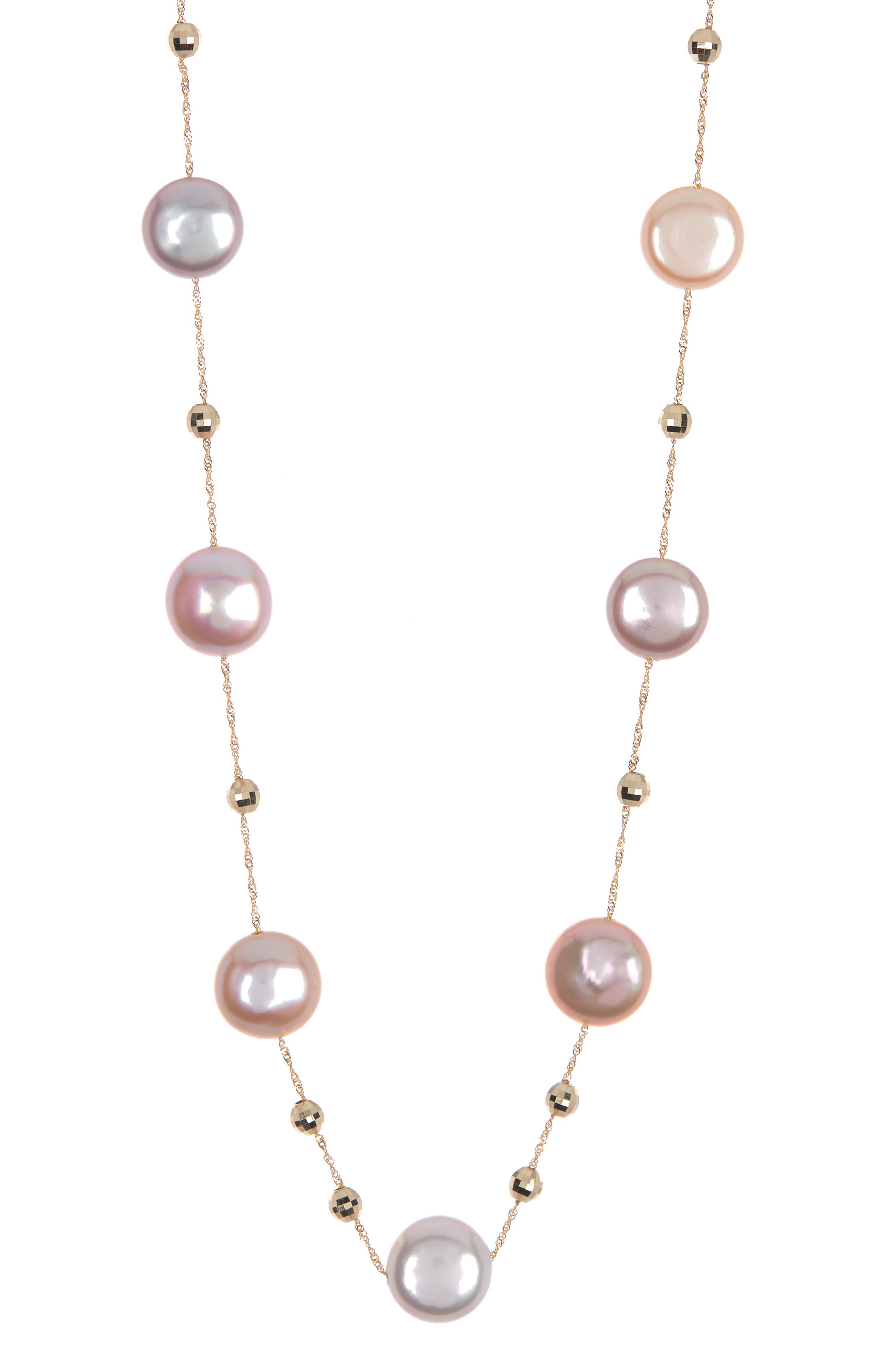 EFFY 14K Yellow Gold Pink 11mm 
