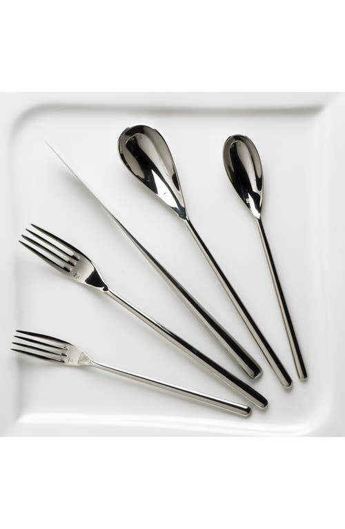 Fortessa Dragonfly Black 5-Piece Place Setting in Silver at Nordstrom