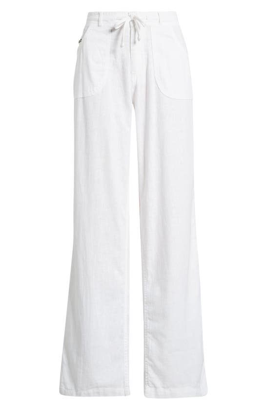 Bdg Urban Outfitters Five-pocket Linen Blend Pants In White