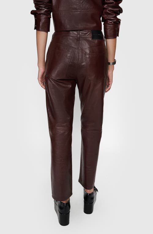 REBECCA MINKOFF REBECCA MINKOFF KIT CROP LEATHER PANTS 