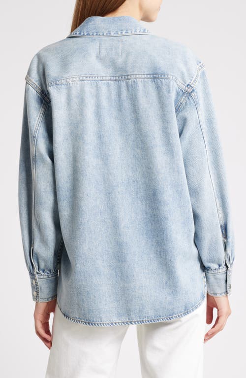 Shop Rails Bennett Denim Popover Shirt In Faded Indigo