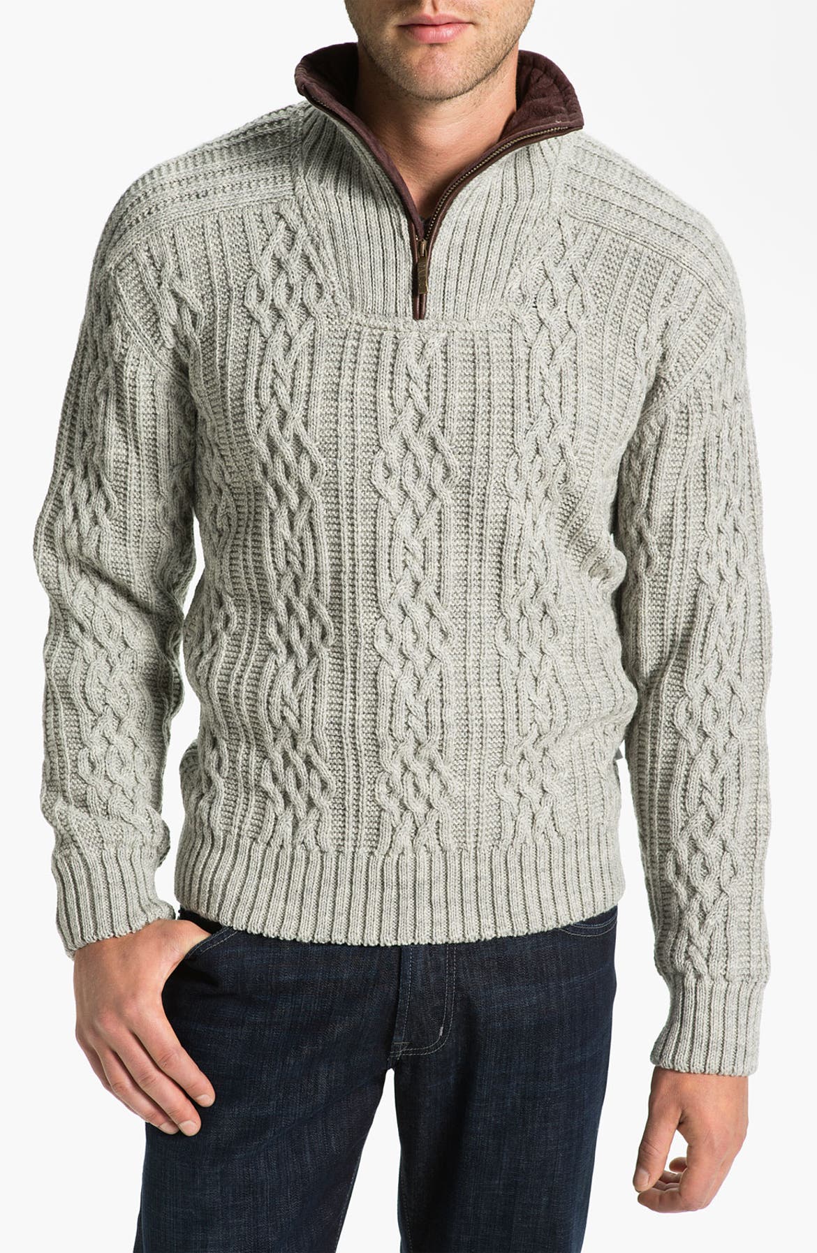 Dale of Norway 'Henningsvaer' Quarter Zip Wool Sweater | Nordstrom