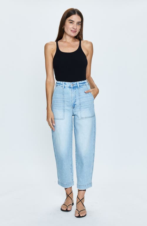 Shop Pistola Turner High Waist Ankle Straight Leg Jeans In Tour