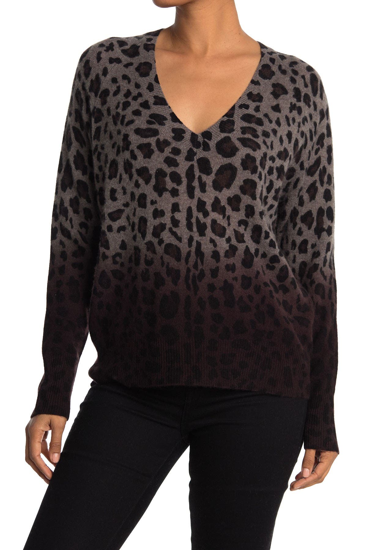 leopard cashmere sweater