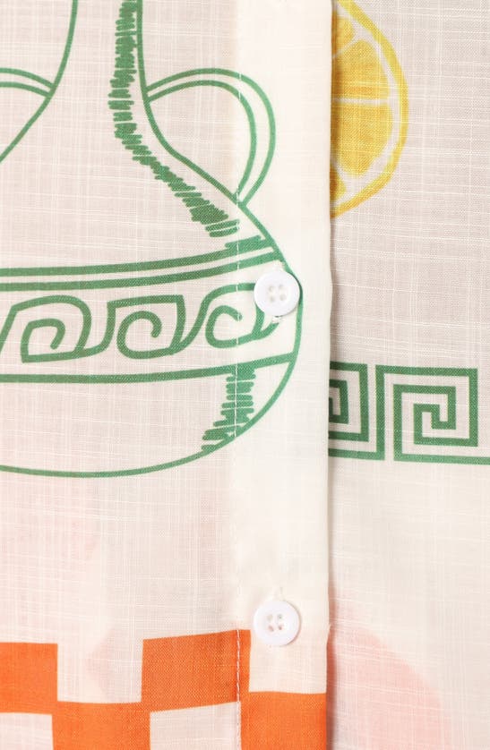 Petal And Pup Petal & Pup Piccolo Print Button-up Shirt & Shorts In Multi