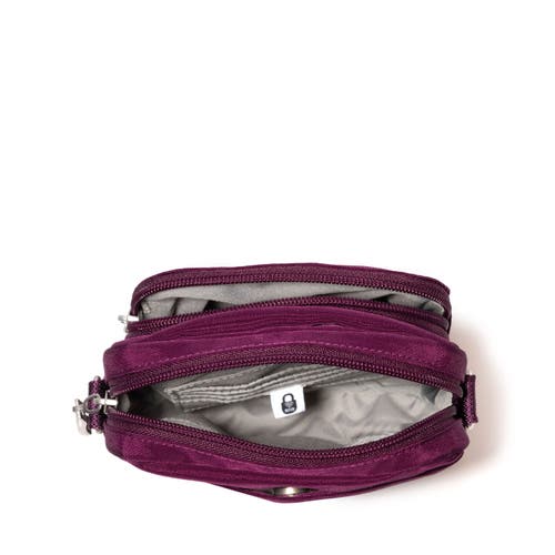 Shop Baggallini Modern Everywhere Explorer Crossbody In Mulberry